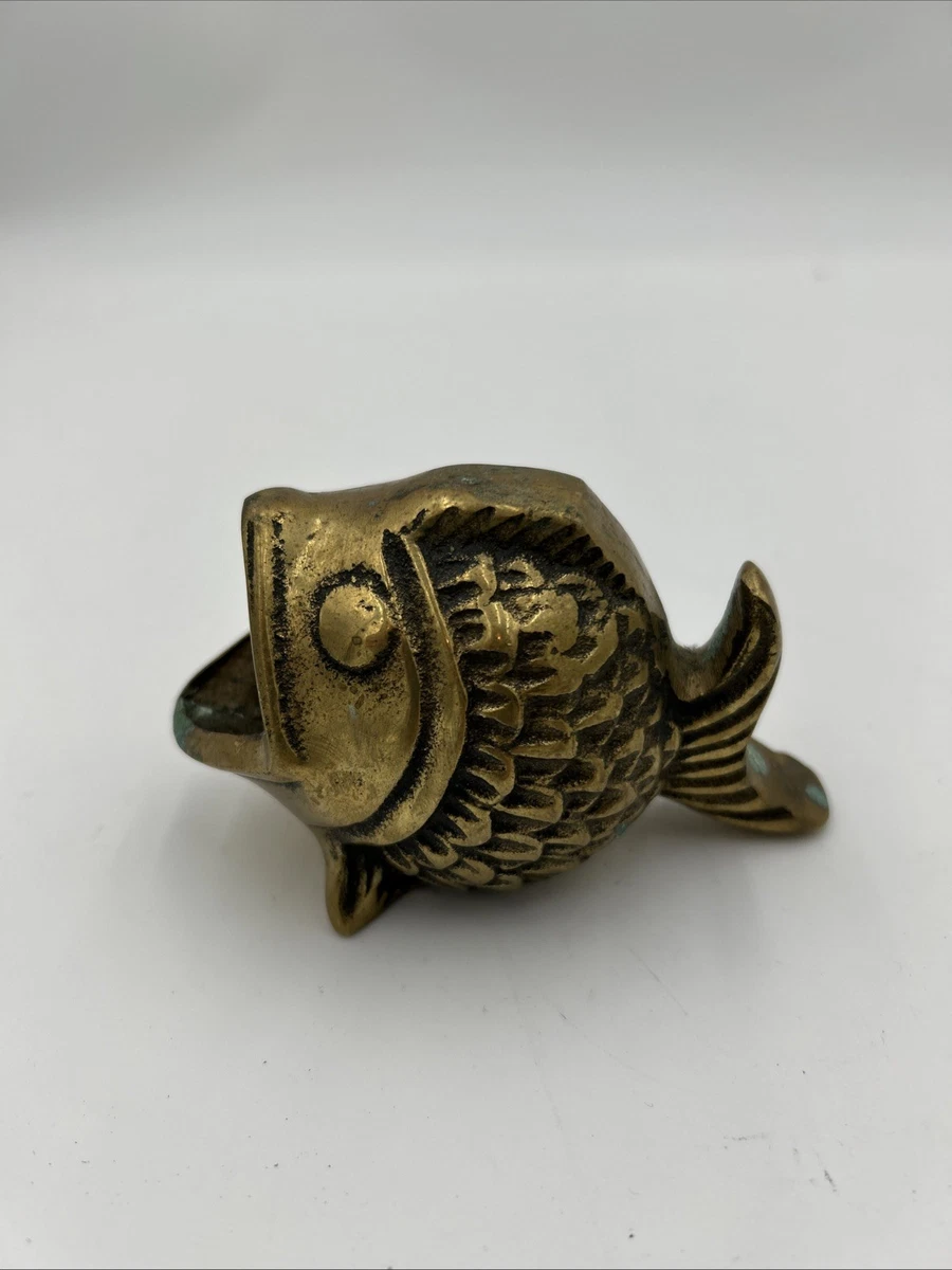 Brass Fish Ashtray In Collectible Brass Metalware for sale | eBay