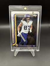 2025 Topps Chrome TJ Hockenson Lightboard Logo Variation SP Case Hit 🔥 Vikings