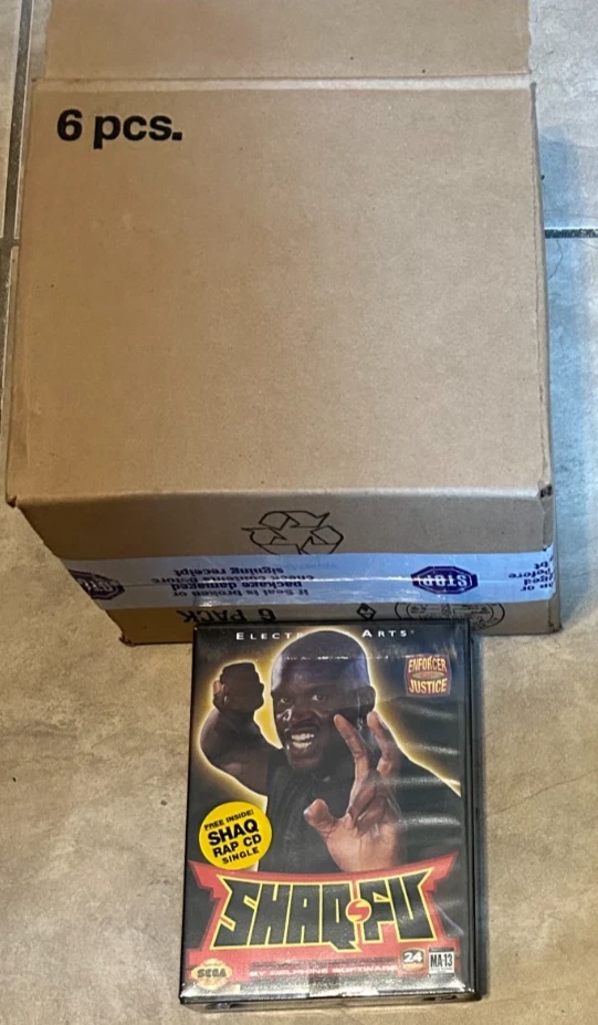 Jeu Shaq Fu Sur Sega Megadrive/Genesis - Complet Avec Boîte Et Notice, Version PAL