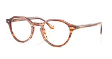 New GIORGIO ARMANI Eyeglasses AR 7264-U 6162 47-21 145 Striped Brown Frames