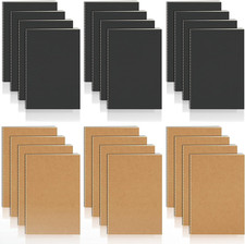24 Pack Pocket Notebook, 3.5"x 5", Thick  Lined Paper, A6 Mini Journal, Softcov