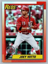 2025 Topps Update Series Joey Votto #U90-42 35th Anniversary Foil Reds MLB