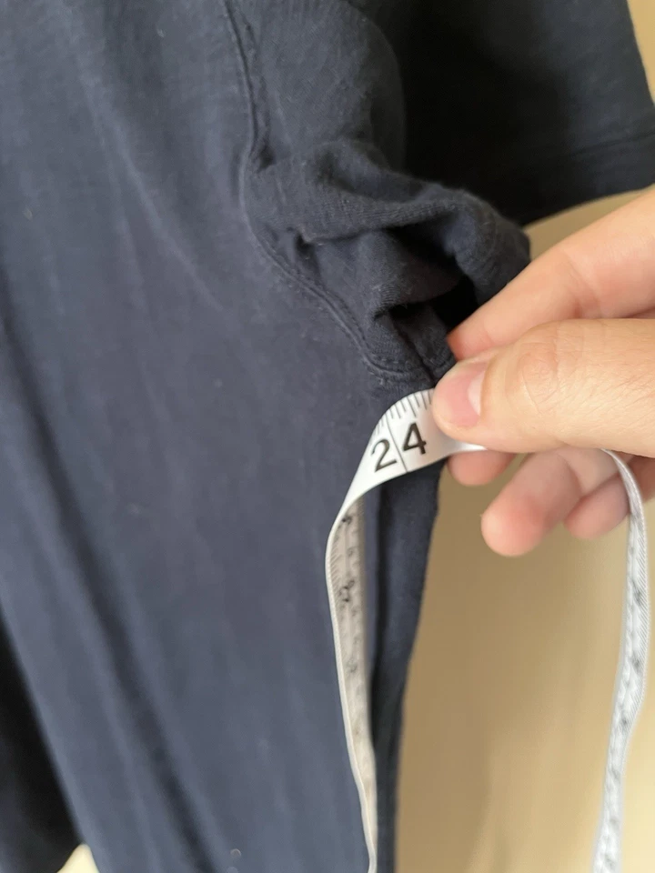 Camisa polo abotonada Burberry Britt azul marino para hombre talla XXL Foto 4 de 4