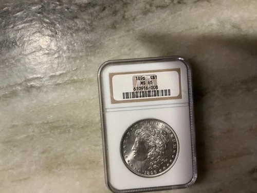 1896 Silver Morgan Dollar MS65
