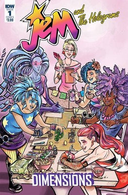 JEM & THE HOLOGRAMS DIMENSIONS #1 IDW PUBLISHING
