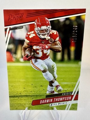 2020 Panini Prestige Darwin Thompson #58 Xtra Points Red 16/249 KC Chiefs NFL