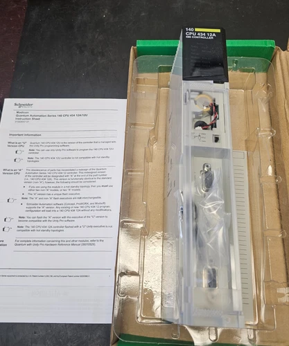 SCHNEIDER ELECTRIC 140 CPU 434 12A 486 CPU, 2M, 1XMB+ (NEW OPENED)