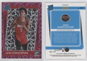 2021 Donruss Optic Rated Pink Velocity Prizm /79 Josh Christopher #200 Rookie RC