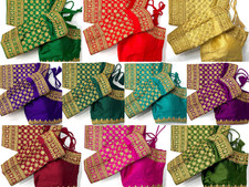 Saree Blouse Readymade Designer Sari Choli Indian Party Wear Bollywood Dress