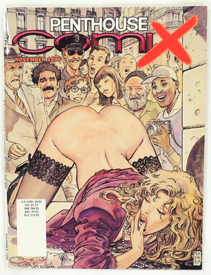 Vintage: Penthouse Comix Vol. 2 #17 Key issue Milo Manara Cover and Art (1996)