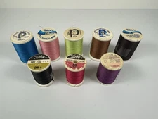 Vintage Lot Of 8 Talon Spool Threads