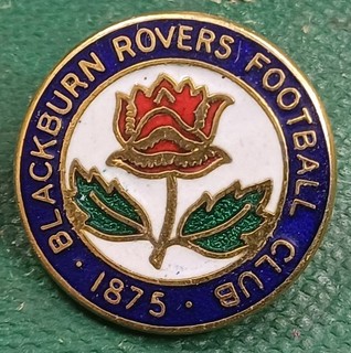 RARE England Blackburn Rovers FC Football Club Enamel Pin Badge REEVES