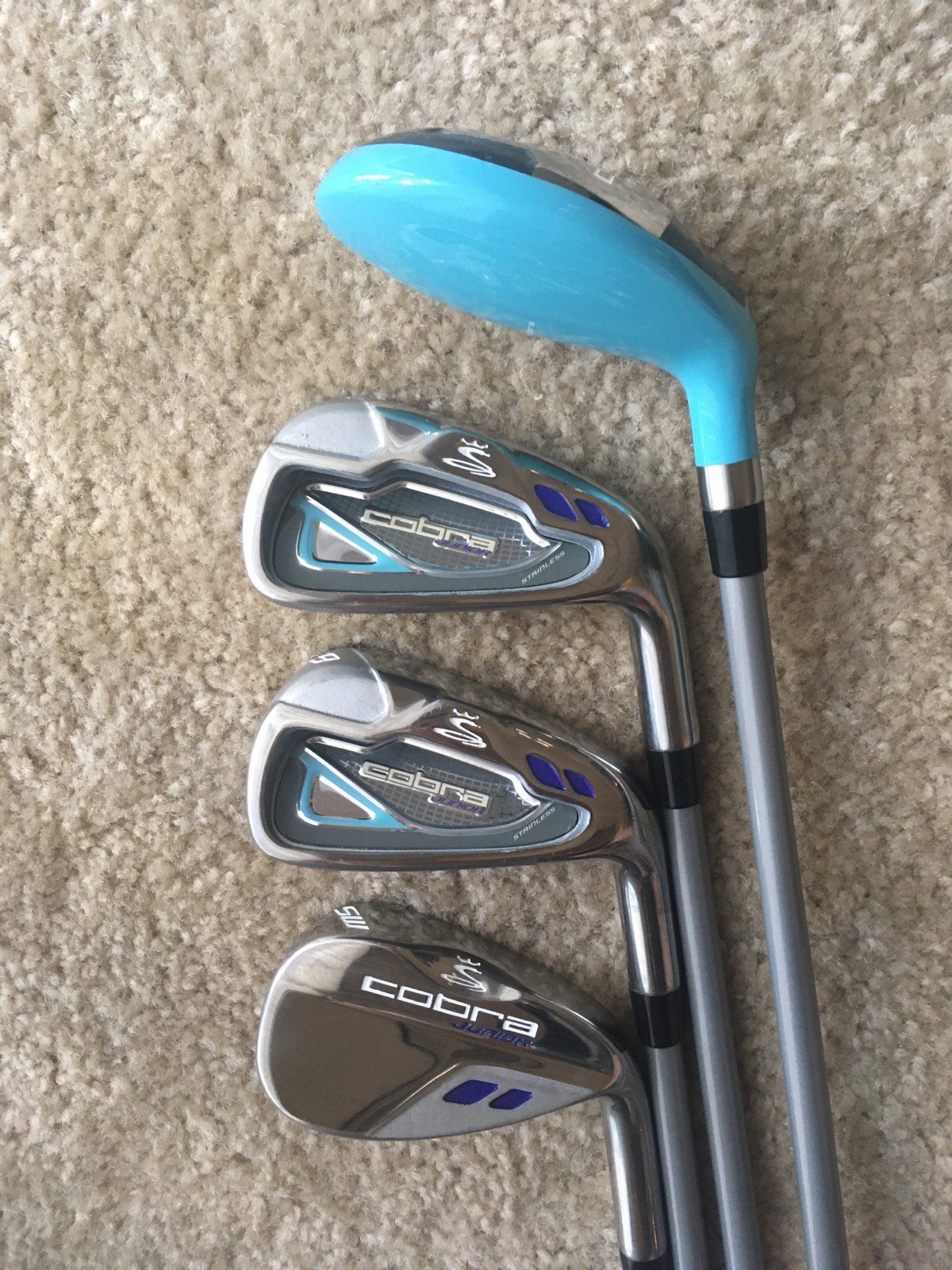 King Cobra 4 Piece 5-8 Year Old Jr Set With Graphite ￼￼S
