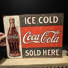 15" Coca-Cola Metal Vintage Style Gas Station Advertising Sign — photo 9