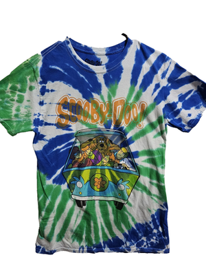 tie dye mystery machine shirt