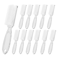 12 Pcs Handle Grip Cleaning Brushes, Hand Fingernail Nail Scrub Manicure Brush
