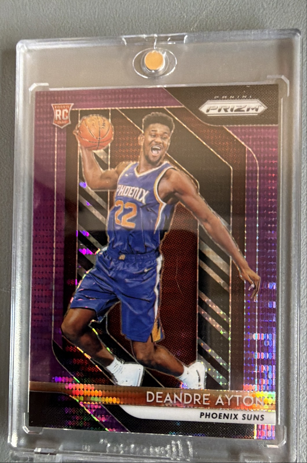 2018-19 Panini Prizm - DeAndre Ayton #279 Purple Pulsar Prizm /35 (RC)