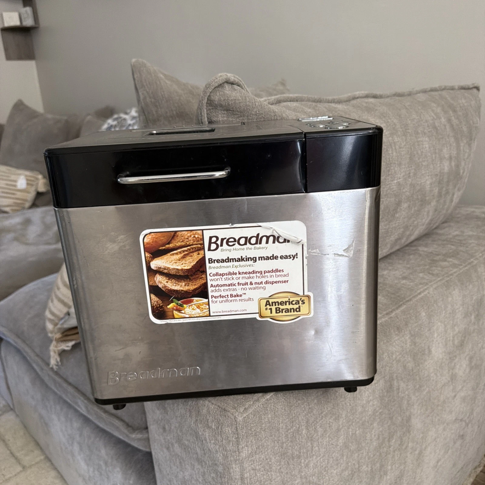 Breadman BK1050S 2 lb Bread Maker – Used, Good Condition