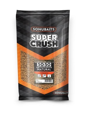 Sonubaits SuperCrush | 50:50 Method & Paste - Natural | Premium Grundfutter