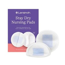 Lansinoh Stay Dry Nursing Pads Medium 60 Each