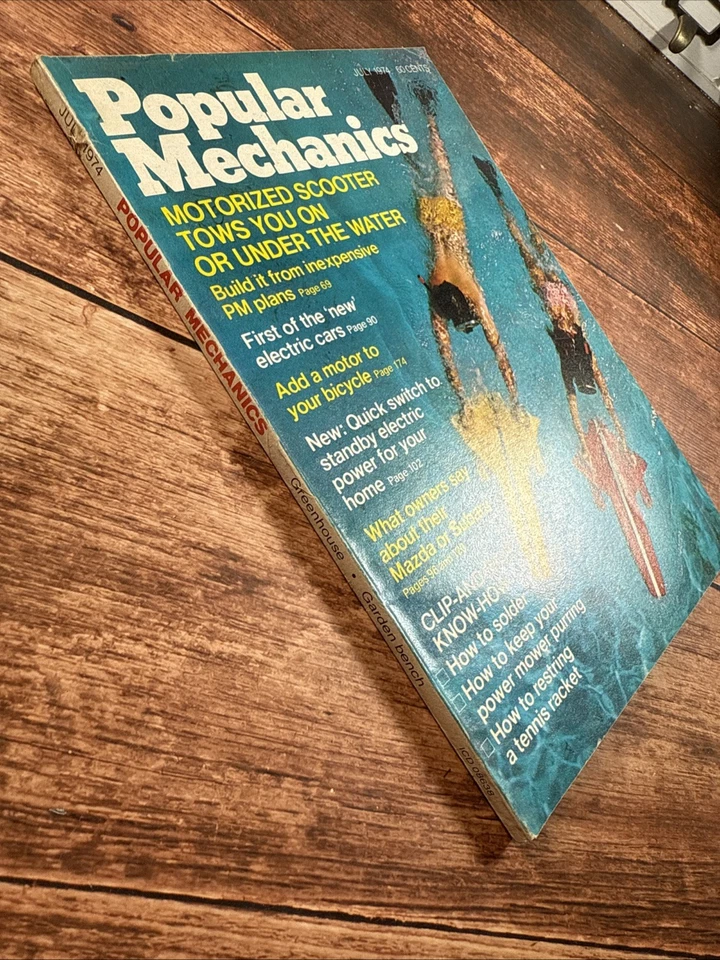 Vintage Popular Mechanics Magazine July 1974 ~ Greenhouse ~ Garden Bench - Image 4 of 4