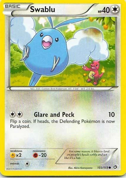 Swablu In Pokémon Individual Trading Cards for sale | eBay