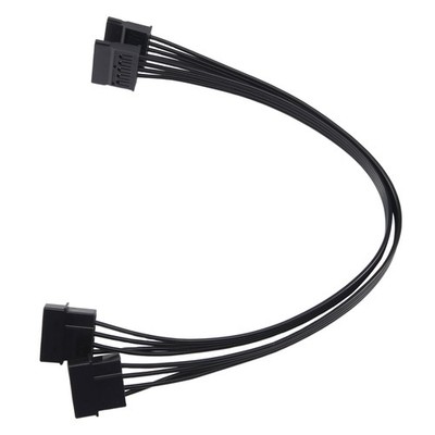 Molex IDE 4 Pin Stecker auf 15 Pin Buchse  Strom Konverter Adapter Kabel Fe1846