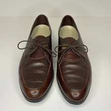 Vintage Rockport Amazonas Leather Woman s Shoes Sz 9m Brown Lace Up Dress Casual