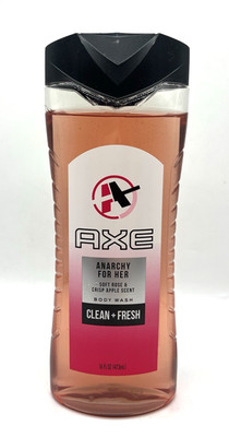 Axe Anarchy for Her Body Wash Soft Rose & Crisp Apple Scent 16 Oz DISCONTINUED