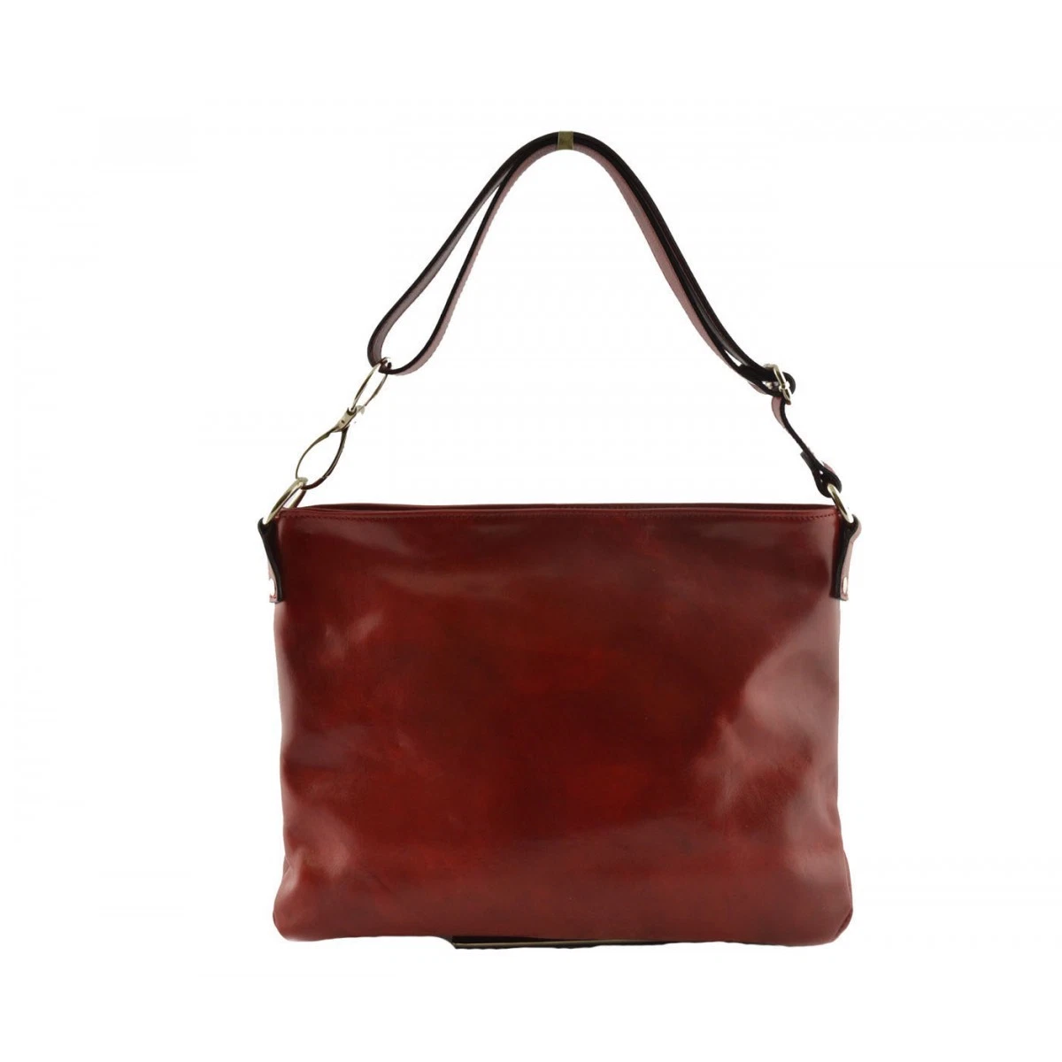 Borsa A Tracolla In Pelle Per Cellulare Donna - Piccola Portafoglio Nero Con Tracolla Regolabile - 20x13x3.5 Cm
