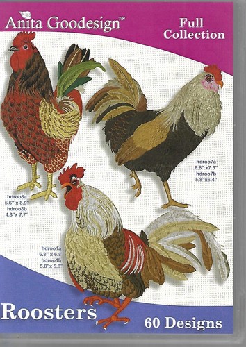 Anita Goodesign Full Collection - Roosters (CD-ROM)