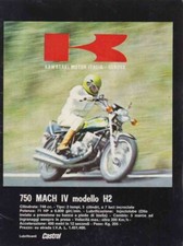 advertising Pubblicità-MOTO KAWASAKI 750 MACH IV H2 '74 MAXIMOTO MOTOSPORT EPOCA