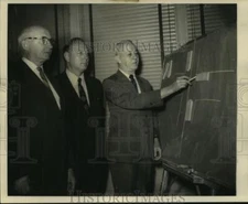 1969 Press Photo Fred B. Ackis, Judge Oliver S. Derely, Dudley Andry at Course