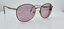 Vintage Santa Fe Eyeworks Spirit 3 Brown Oval Metal Sunglasses FRAMES ONLY