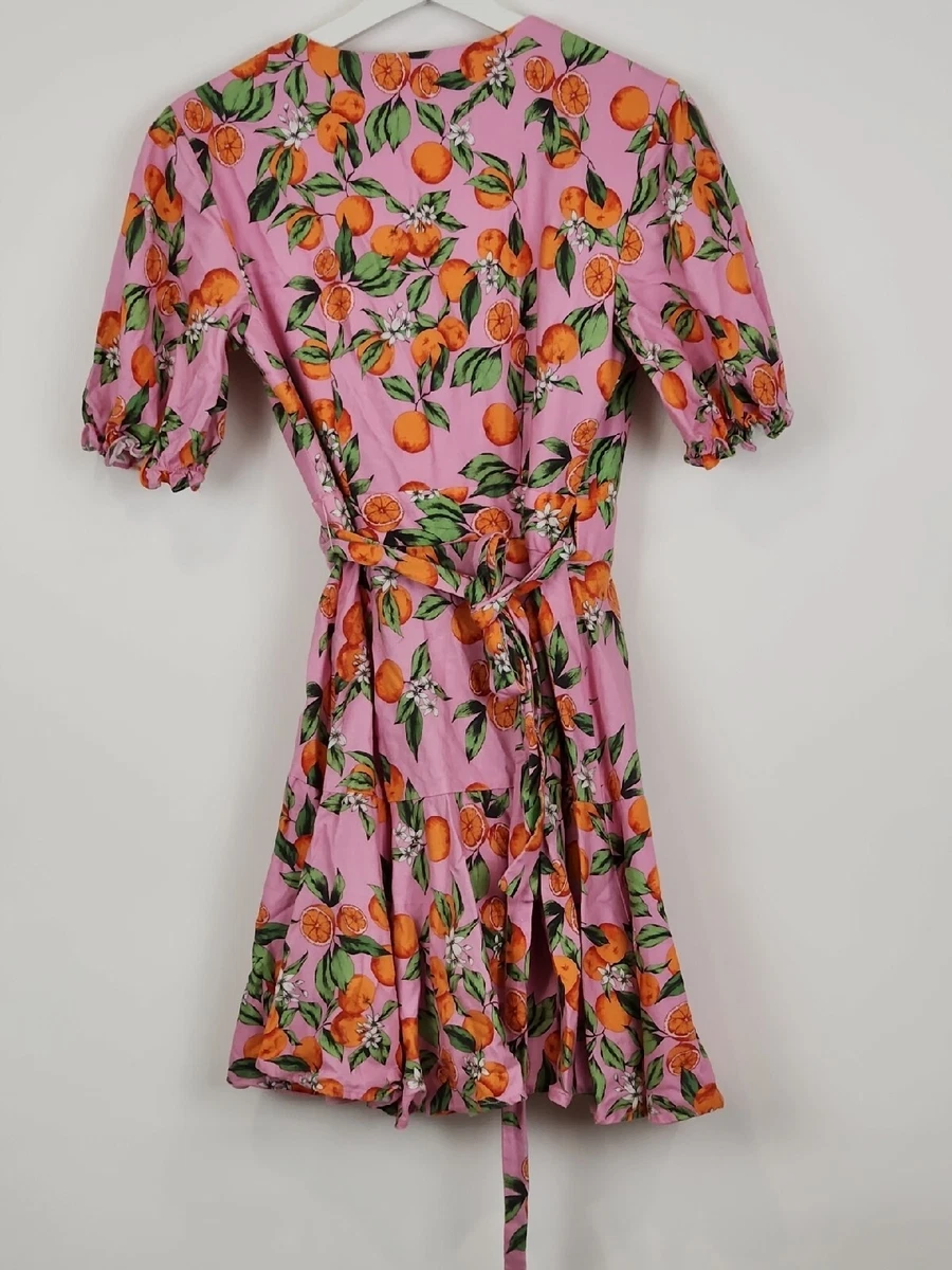 aranciata wrap dress