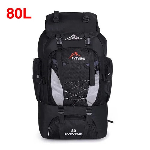 80/90L Travel Bag Camping Backpack Hiking Climbing Bags Large Capacity Sport Bag - Picture 33 of 39
