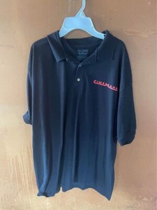 Cinemark Employee Uniform Black Polo The Grinch 2018 Movie Size XL