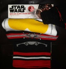 Star Wars   3 Piece Hat, Gloves,  Scarf Set-boys