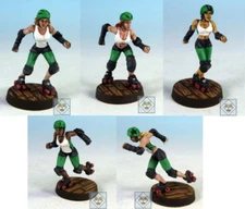 Impact City Roller Derby - Helmeted Roller Derby Set (Metal) RD_TM1