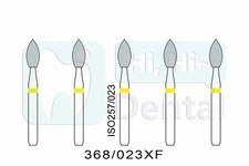 Dental Diamond Burs FG Pointed Football 368/023XF Extra Fine High 10/25/50Pcs