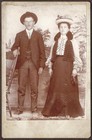Eugenie Loubier Gendron & Brother Ludger Loubier Cabinet Photo