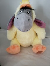 DISNEY'S EEYORE YELLOW EASTER CHICK 12" PLUSH 2016 WINNIE THE POOH