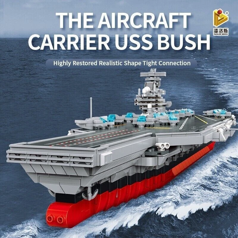 Building Blocks MOC Military Nimitz Class Aircraft Carrier Warship