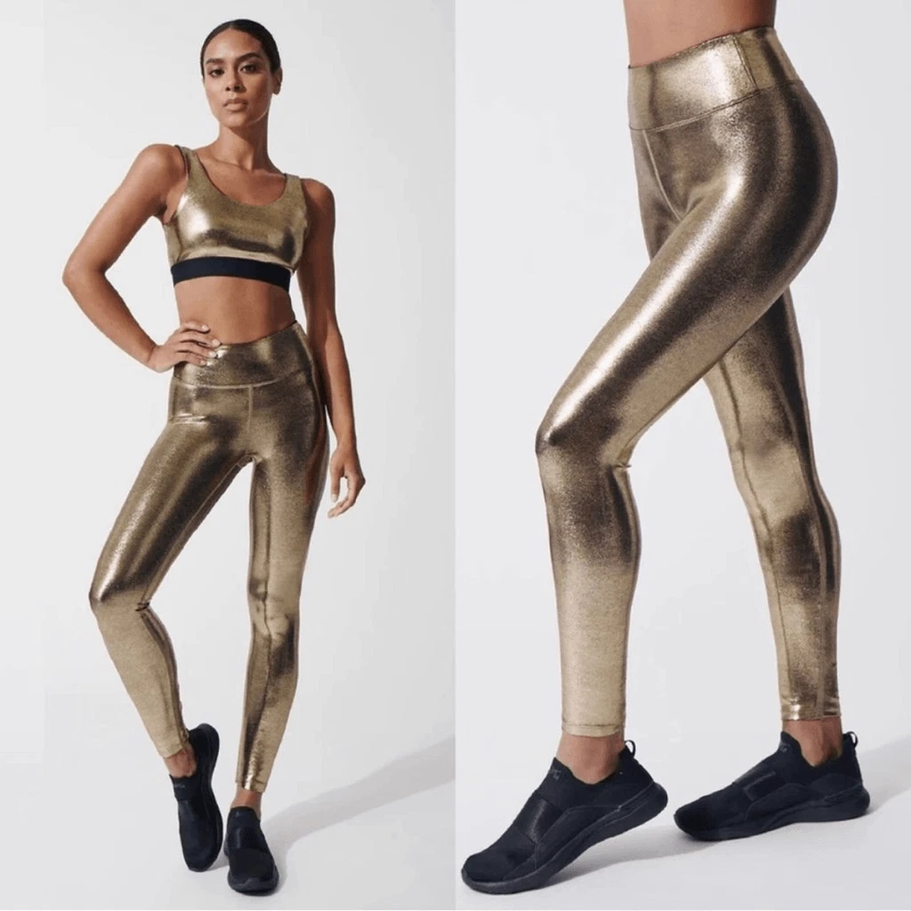 Shop Heroine Sport Marvel Metallic Leggings