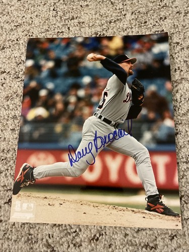 DOUG BROCAIL DETROIT TIGERS SIGNED HANDSIGNIERT 8X10 FOTO