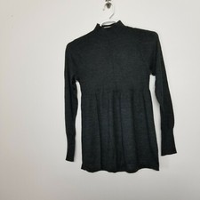 BB Dakota Women's Semi Dress  Sweater Size 0 Gray Long Sleeve Stretch