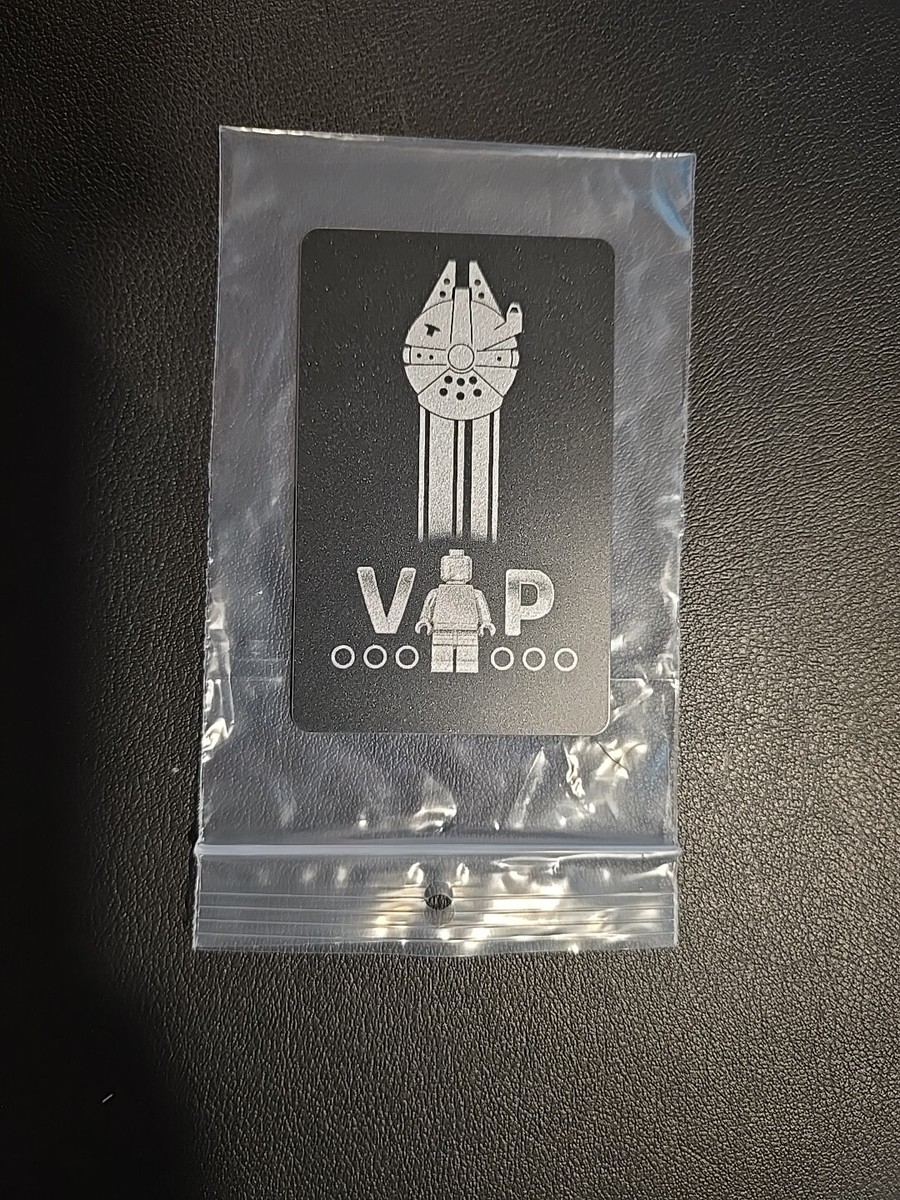 LEGO Gear black vip card Black VIP Members Card new collector item