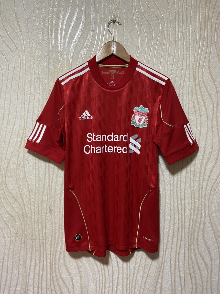 LIVERPOOL 2010 2012 HOME SHIRT JERSEY ADIDAS P96763 sz S MEN #9