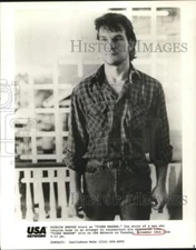1990 Press Photo Actor Patrick Swayze in "Tiger Warsaw" - sap74312