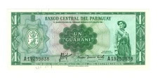 Paraguay  1  Guarani banknote Year 1963 P-193a.2 - UNC
